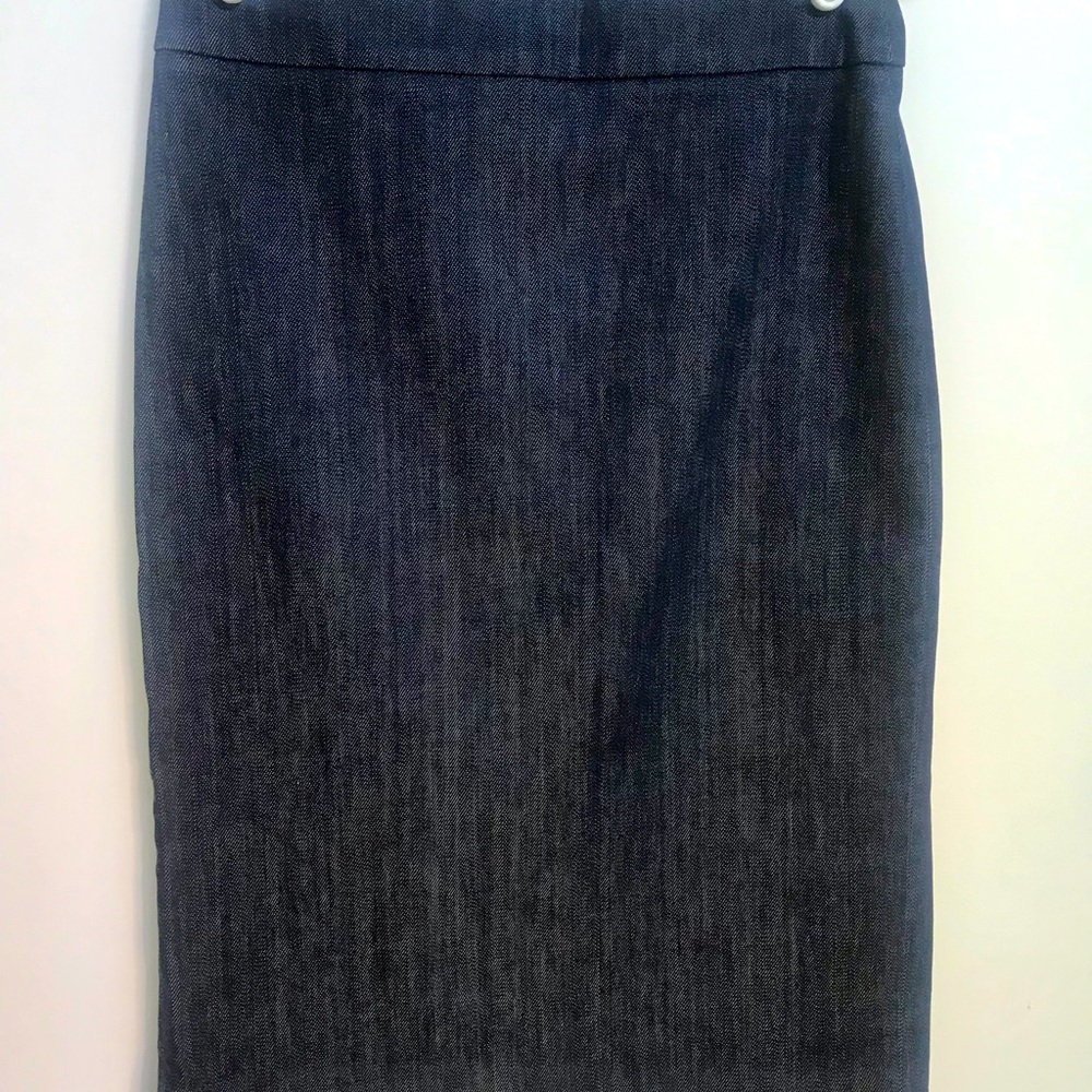 J Crew denim pencil skirt